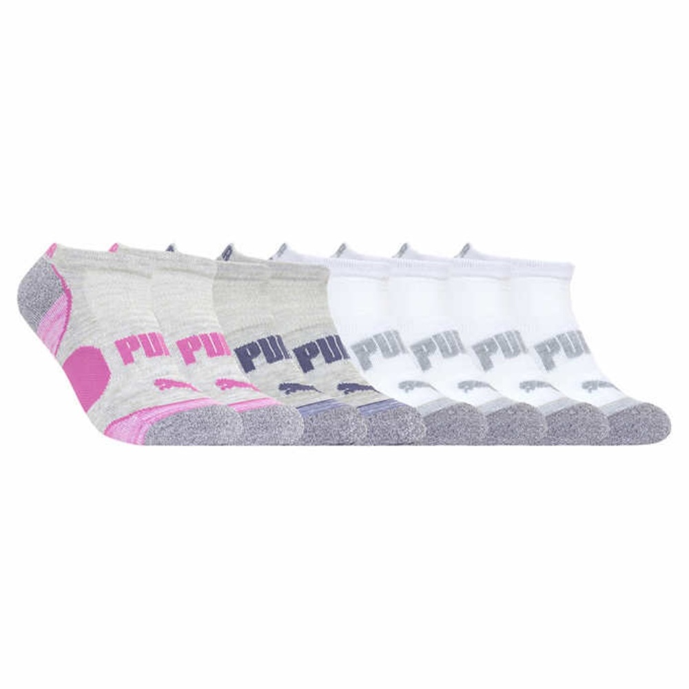 Puma Ladies No Show Socks - 8 Pairs - Brand New - Picture 2 of 2